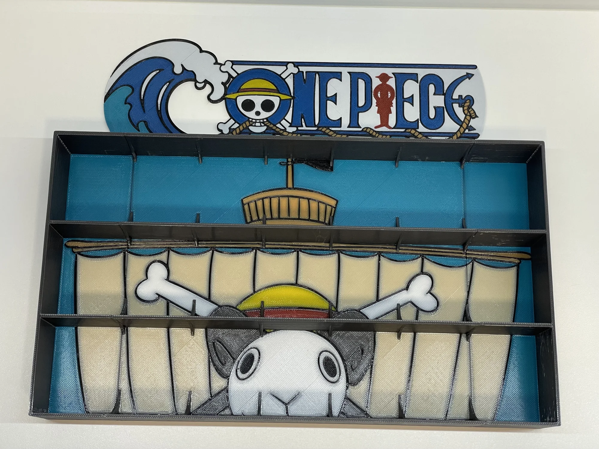 Поличка-підставка для колекції фігурок Kinder Joy One Piece, фото 2